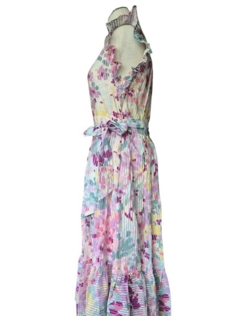 Kate Spade painted pedals burnout dress - Picture 4 of 6
